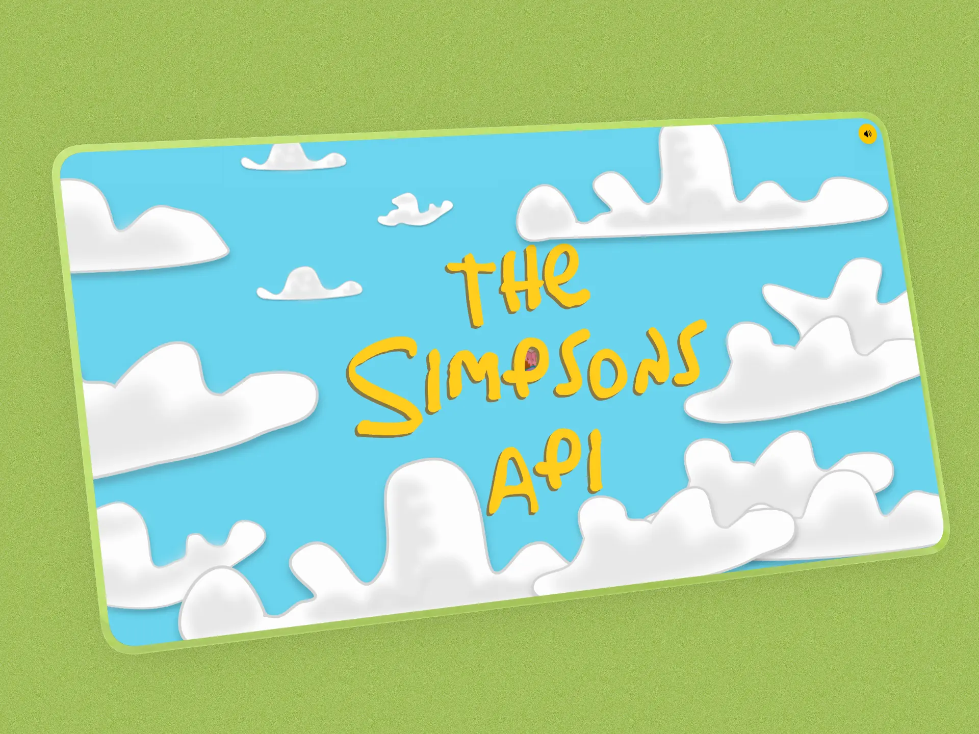 Captura de pantalla de The Simpsons Animation