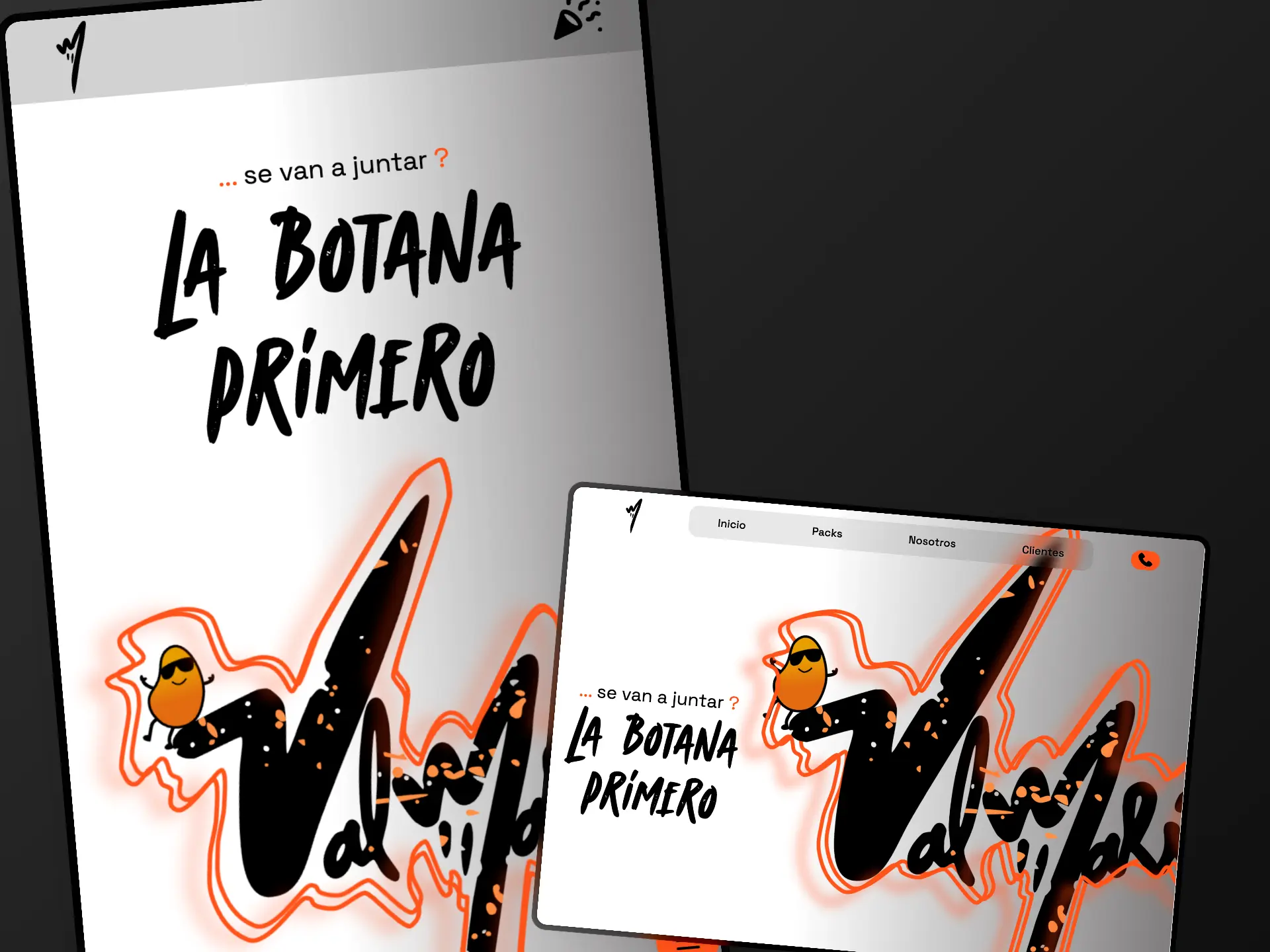 Landing page Valmarí desarrollada por Alan San - Servicio de eventos y snacks en Guadalajara